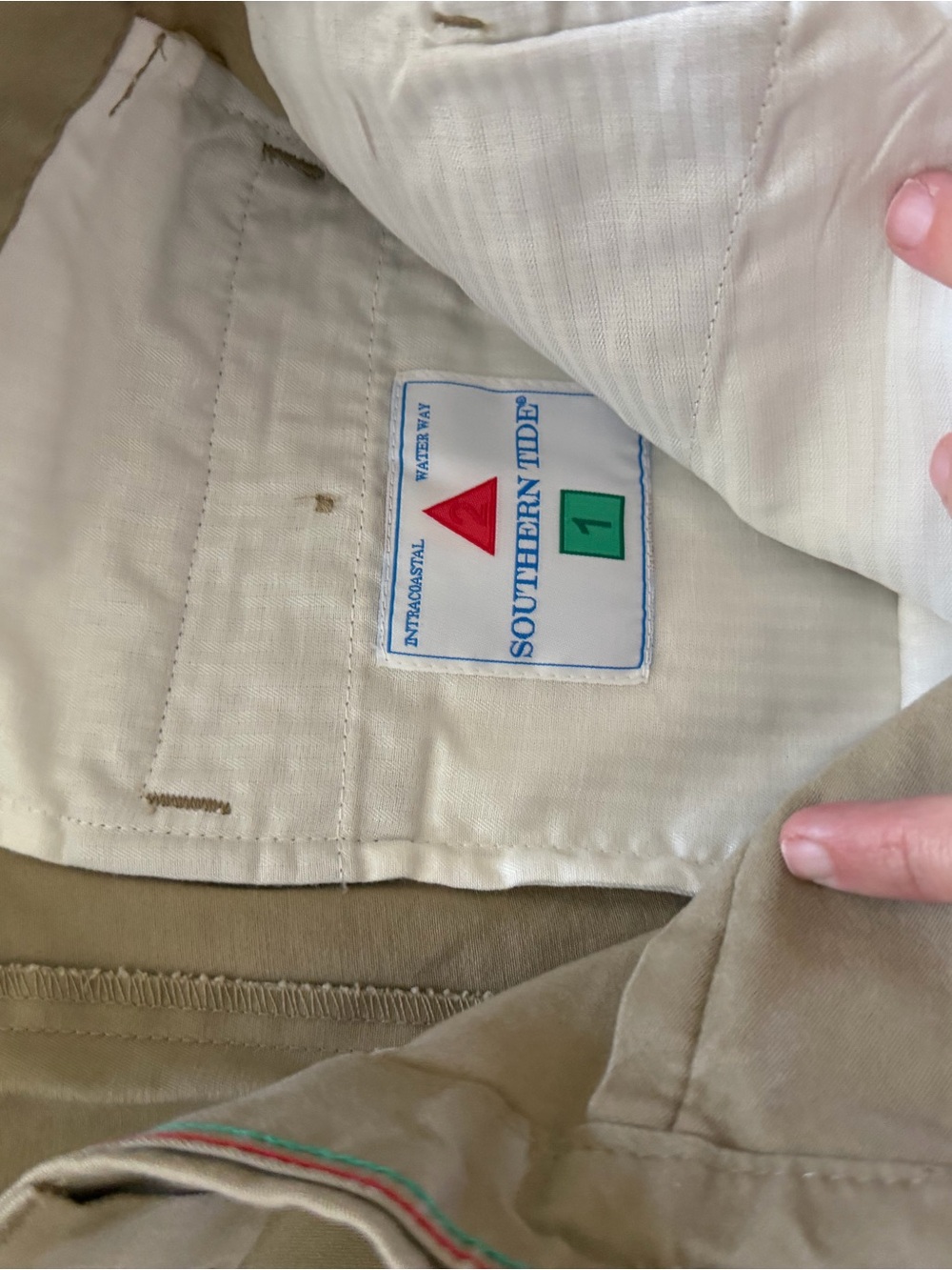 Southern Tide Boys Khaki Dress Pants - Tan - Picture 3 of 4